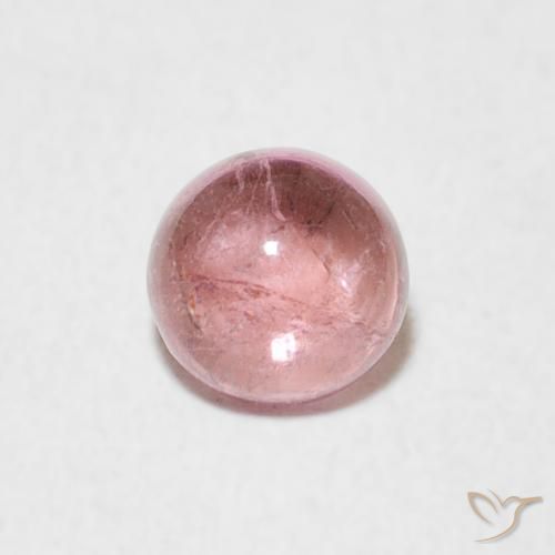 0.56ct Natürlicher hellrosa Turmalin, Runden, Transparent