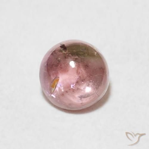 0.61ct Natürlicher Helles Hot Pink Turmalin, Runden, Transparent