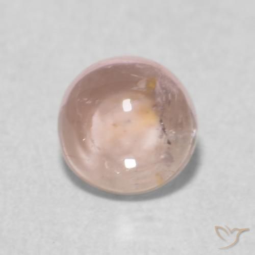 0.51ct Natürlicher Sehr helles Rosa Turmalin, Runden, Transparent