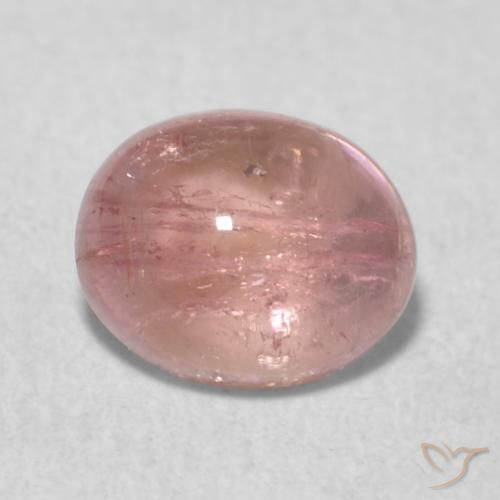 0.75ct Natürlicher hellrosa Turmalin, Oval, Transparent