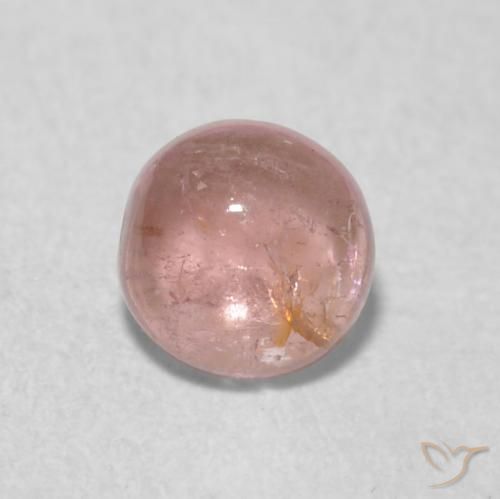0.51ct Natürlicher Mittelrosa Turmalin, Runden, Transparent