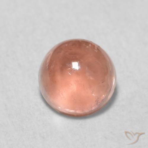 0.65ct Natürlicher Mittelrosa Turmalin, Runden, Transparent