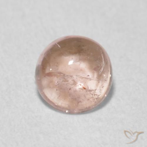 0.49ct Natürlicher Sehr helles Rosa Turmalin, Runden, Transparent