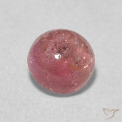 0.63ct Natürlicher Intensives Rosa Turmalin, Runden, Transparent