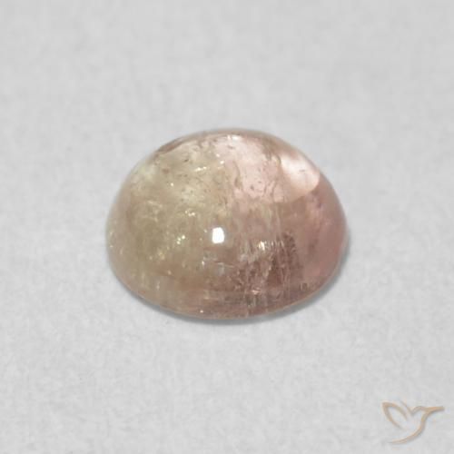 9,17 ctw natürlicher orange-rosa Turmalin, Runden, Transparent