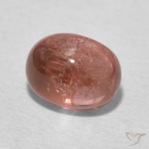 9,17 ctw natürlicher orange-rosa Turmalin, Oval, Transparent