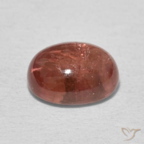 9,17 ctw natürlicher orange-rosa Turmalin, Oval, Transparent
