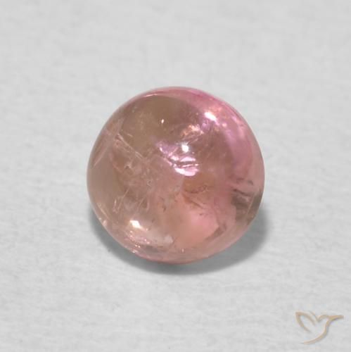 0.53ct Natürlicher hellrose-rosa Turmalin, Runden, Transparent