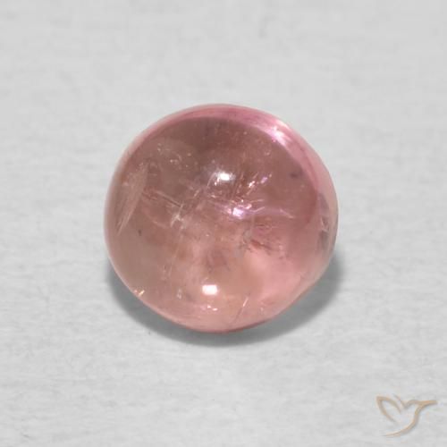 9,17 ctw natürlicher hellrose-rosa Turmalin, Runden, Transparent