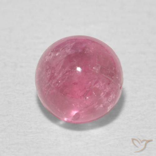 0.74ct Natürlicher pink Turmalin, Runden, Transparent