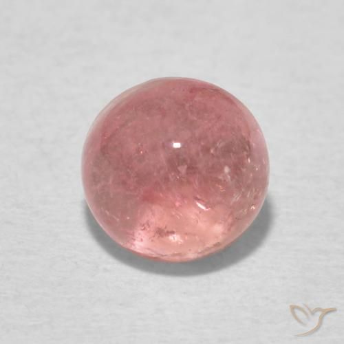 1.23ct Natürlicher Rosa Ton Turmalin, Runden, Transparent