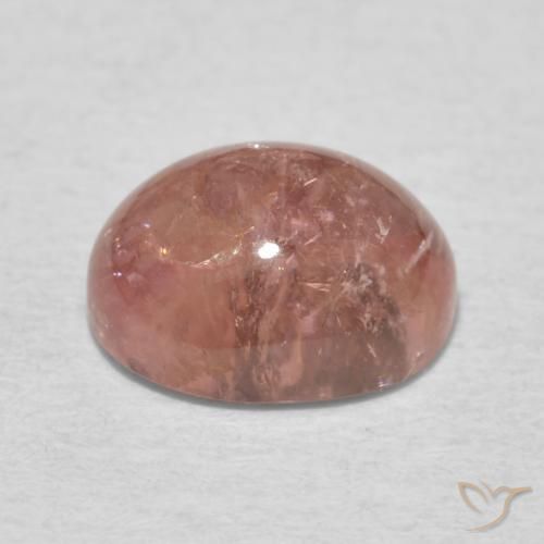 9,17 ctw natürlicher Erdiges Rosa Turmalin, Oval, Transparent