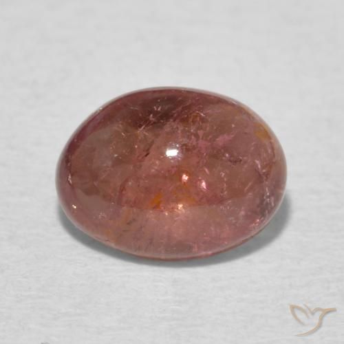1.40ct Natürlicher Rosenholz Rosa Turmalin, Oval, Transparent