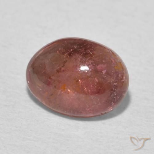 9,17 ctw natürlicher Rosenholz Rosa Turmalin, Oval, Transparent