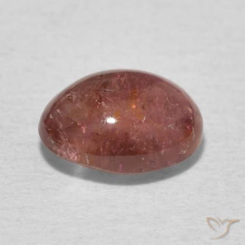 9,17 ctw natürlicher Rosenholz Rosa Turmalin, Oval, Transparent