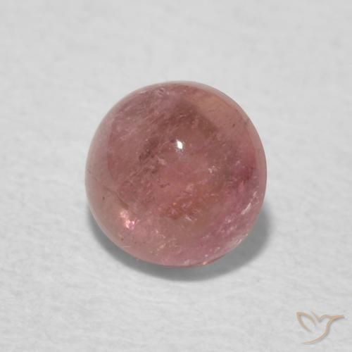 9,17 ctw natürlicher orange-rosa Turmalin, Runden, Transparent