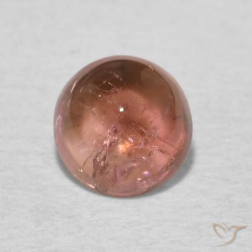 0.65ct Natürlicher Himbeerrosa Turmalin, Runden, Transparent