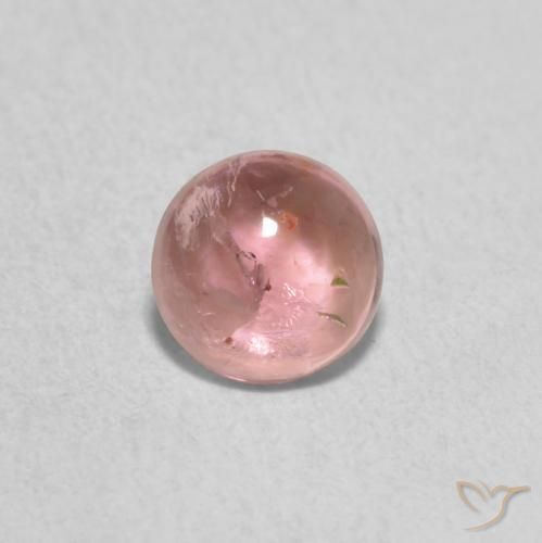 0.82ct Natürlicher Kaugummi Rosa Turmalin, Runden, Transparent