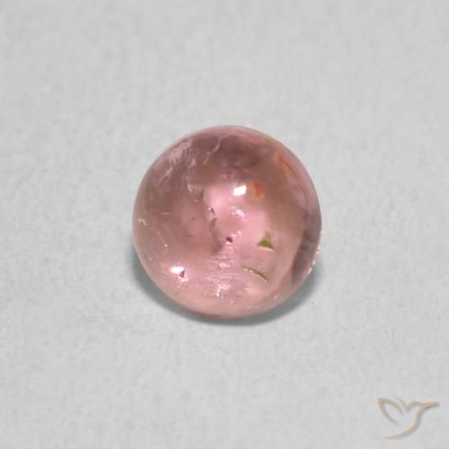 9,17 ctw natürlicher Kaugummi Rosa Turmalin, Runden, Transparent