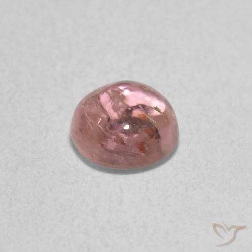 9,17 ctw natürlicher Kaugummi Rosa Turmalin, Runden, Transparent