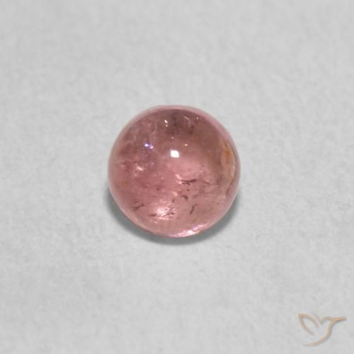 0.60ct Natürlicher hellrose-rosa Turmalin, Runden, Transparent