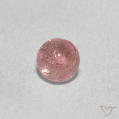 9,17 ctw natürlicher hellrose-rosa Turmalin, Runden, Transparent