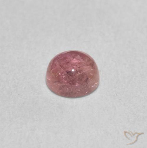 9,17 ctw natürlicher hellrose-rosa Turmalin, Runden, Transparent