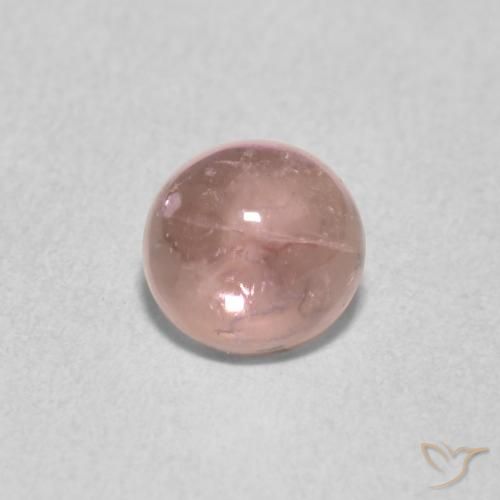 0.85ct Natürlicher Erdiges Rosa Turmalin, Runden, Transparent