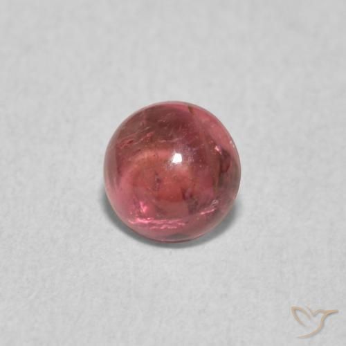 9,17 ctw natürlicher Medium Dark-Pink Turmalin, Runden, Transparent