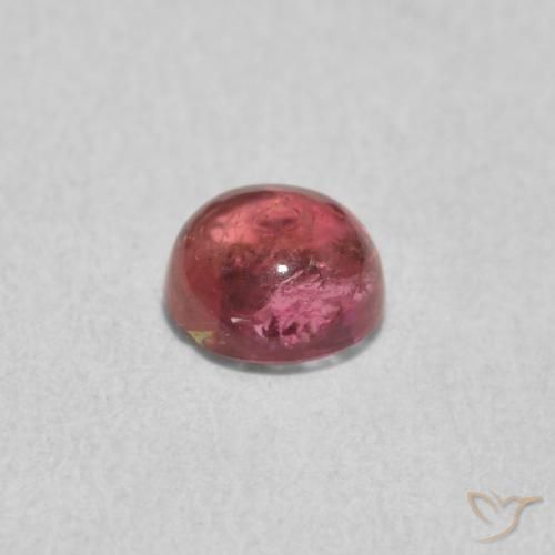 9,17 ctw natürlicher Medium Dark-Pink Turmalin, Runden, Transparent