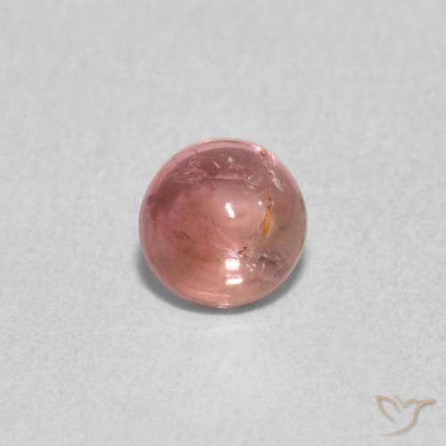 0.58ct Natürlicher Himbeerrosa Turmalin, Runden, Transparent
