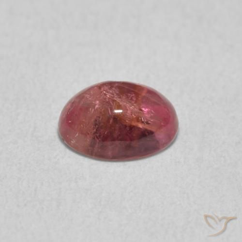 9,17 ctw natürlicher tiefrosa Turmalin, Oval, Transparent
