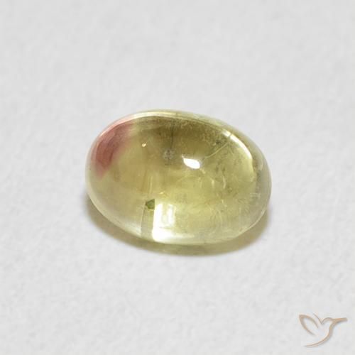 9,17 ctw natürlicher Zweifarbig Turmalin, Oval, Transparent