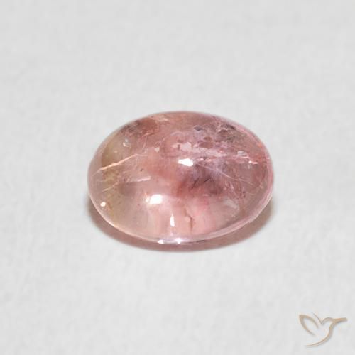 0.99ct Natürlicher hellrosa Turmalin, Oval, Transparent