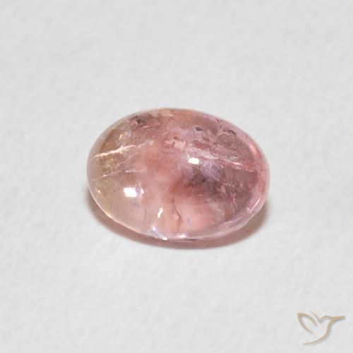 9,17 ctw natürlicher hellrosa Turmalin, Oval, Transparent