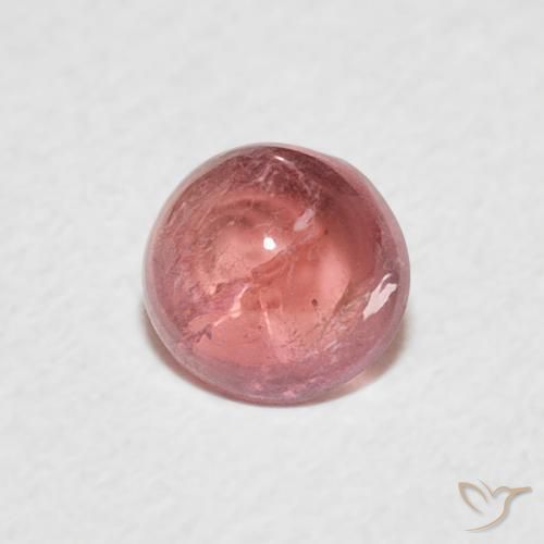 9,17 ctw natürlicher orange-rosa Turmalin, Runden, Transparent
