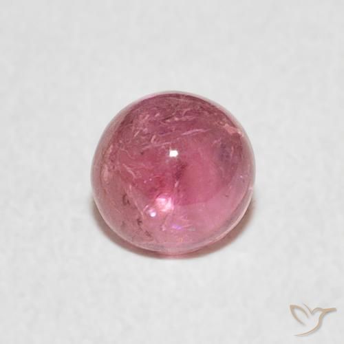 0.63ct Natürlicher pink Turmalin, Runden, Transparent