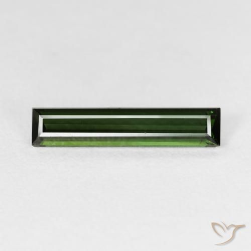 1.28ct Natürlicher Waldgrün Turmalin, Baguette, VS