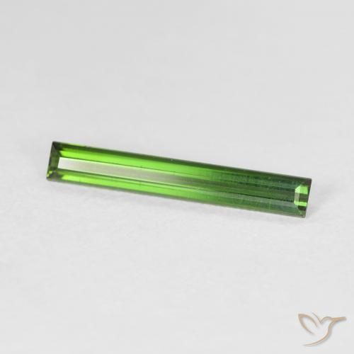 9,17 ctw natürlicher Medium Dark-Green Turmalin, Baguette, VVS-VS