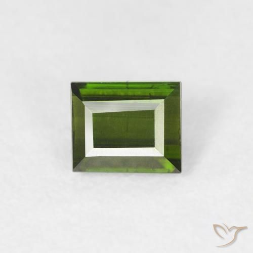0.46ct Natürlicher Waldgrün Turmalin, Baguette, VS, Photo A