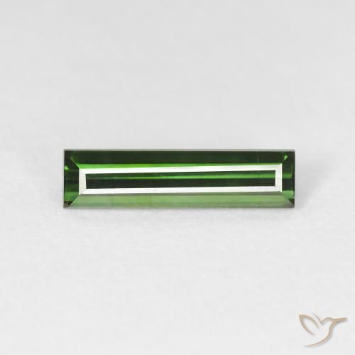 1.17ct Natürlicher Waldgrün Turmalin, Baguette, VS