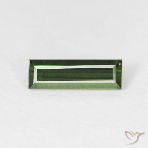 0.78ct Natürlicher Waldgrün Turmalin, Baguette, VS
