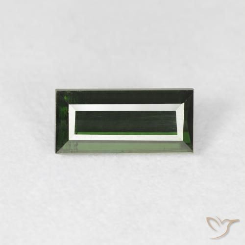 1.01ct Natürlicher Waldgrün Turmalin, Baguette, VS