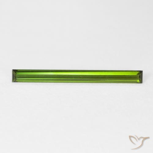 0.85ct Natürlicher Erdiges Grün Turmalin, Baguette, VVS