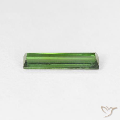9,17 ctw natürlicher Medium Dark-Green Turmalin, Baguette, VS