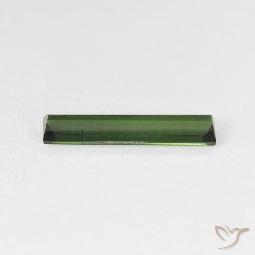 9,17 ctw natürlicher Medium Dark-Green Turmalin, Baguette, VS
