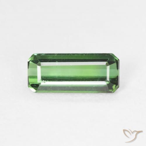 0.79ct Natürlicher Grün Turmalin, Smaragdschliff, VVS-VS