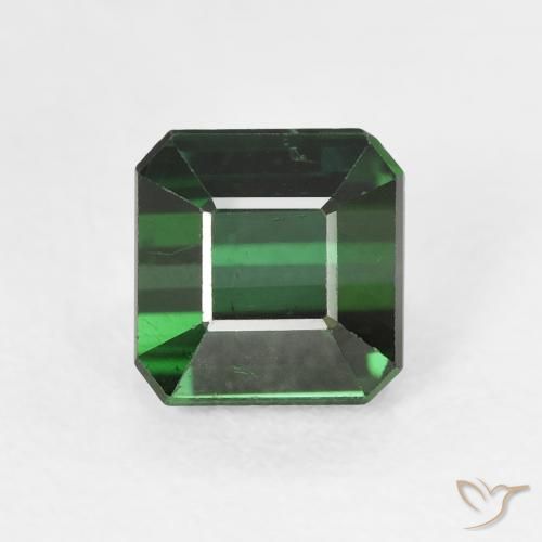 1.72ct Natürlicher Waldgrün Turmalin, Smaragdschliff, VS