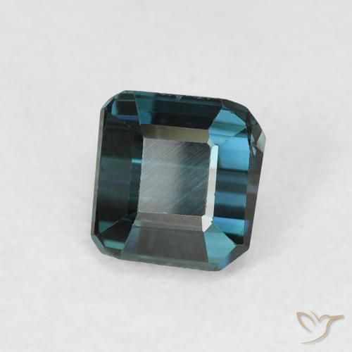9,17 ctw natürlicher Tiefes Marineblau Turmalin, Oktagonschliff, VVS-VS