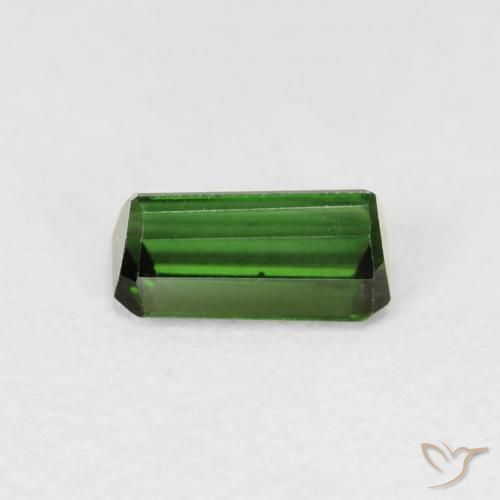 9,17 ctw natürlicher Medium Dark-Green Turmalin, Oktagonschliff, VVS-VS